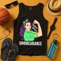 Kidney Donor Unbreakable Kidney Transplant Awareness Tank Top thumb 4