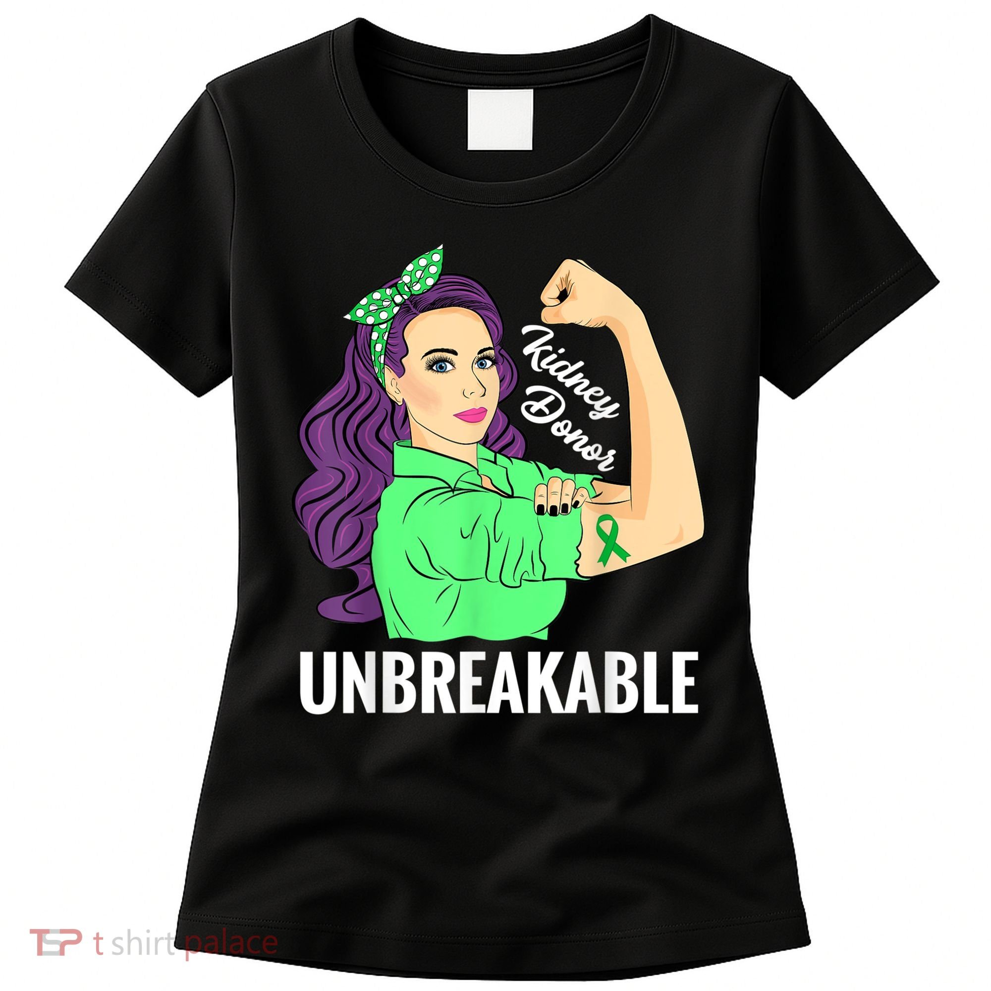 Kidney Donor Unbreakable Kidney Transplant Awareness Women's T-Shirt