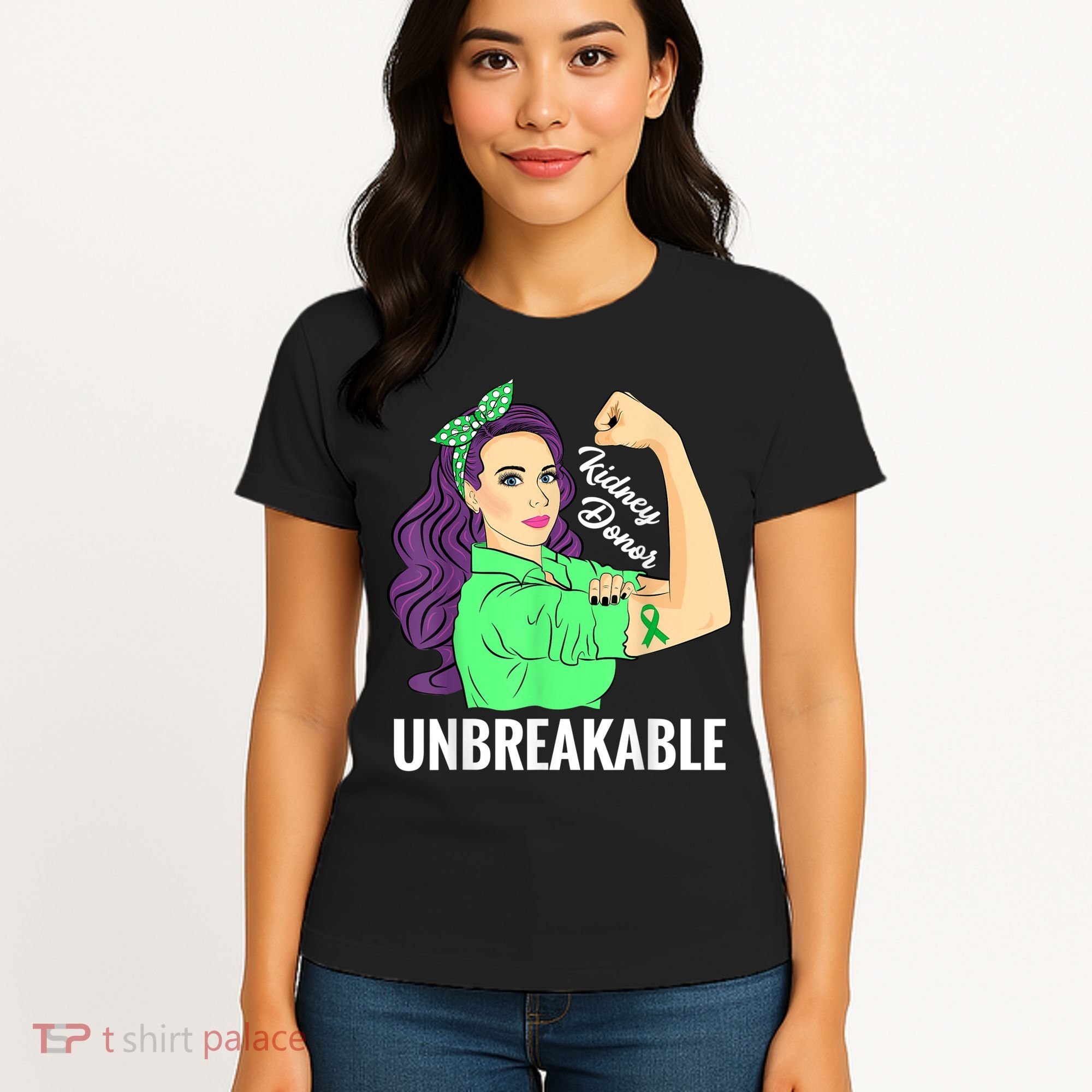 Kidney Donor Unbreakable Kidney Transplant Awareness Women's T-Shirt