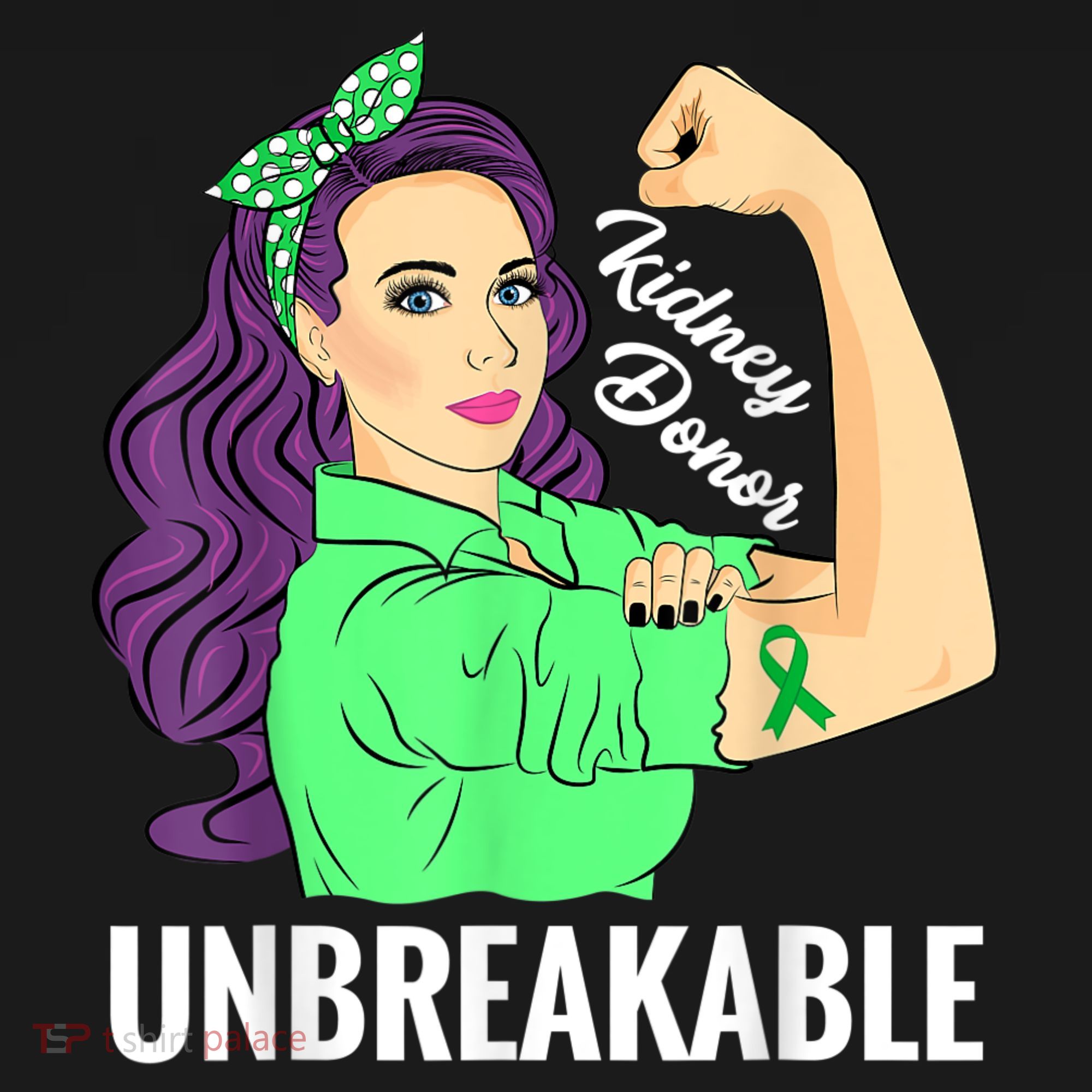 Kidney Donor Unbreakable Kidney Transplant Awareness Women's T-Shirt