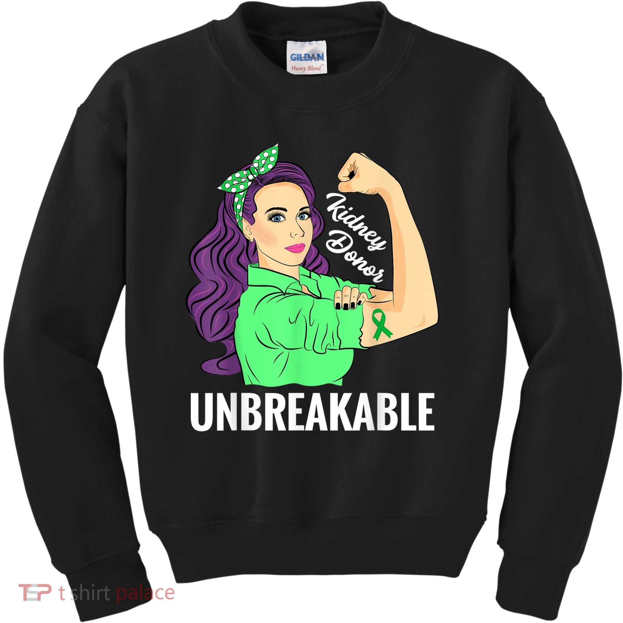 Kidney Donor Unbreakable Kidney Transplant Awareness Kids Sweatshirt