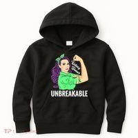 Kidney Donor Unbreakable Kidney Transplant Awareness Kids Hoodie thumb 0