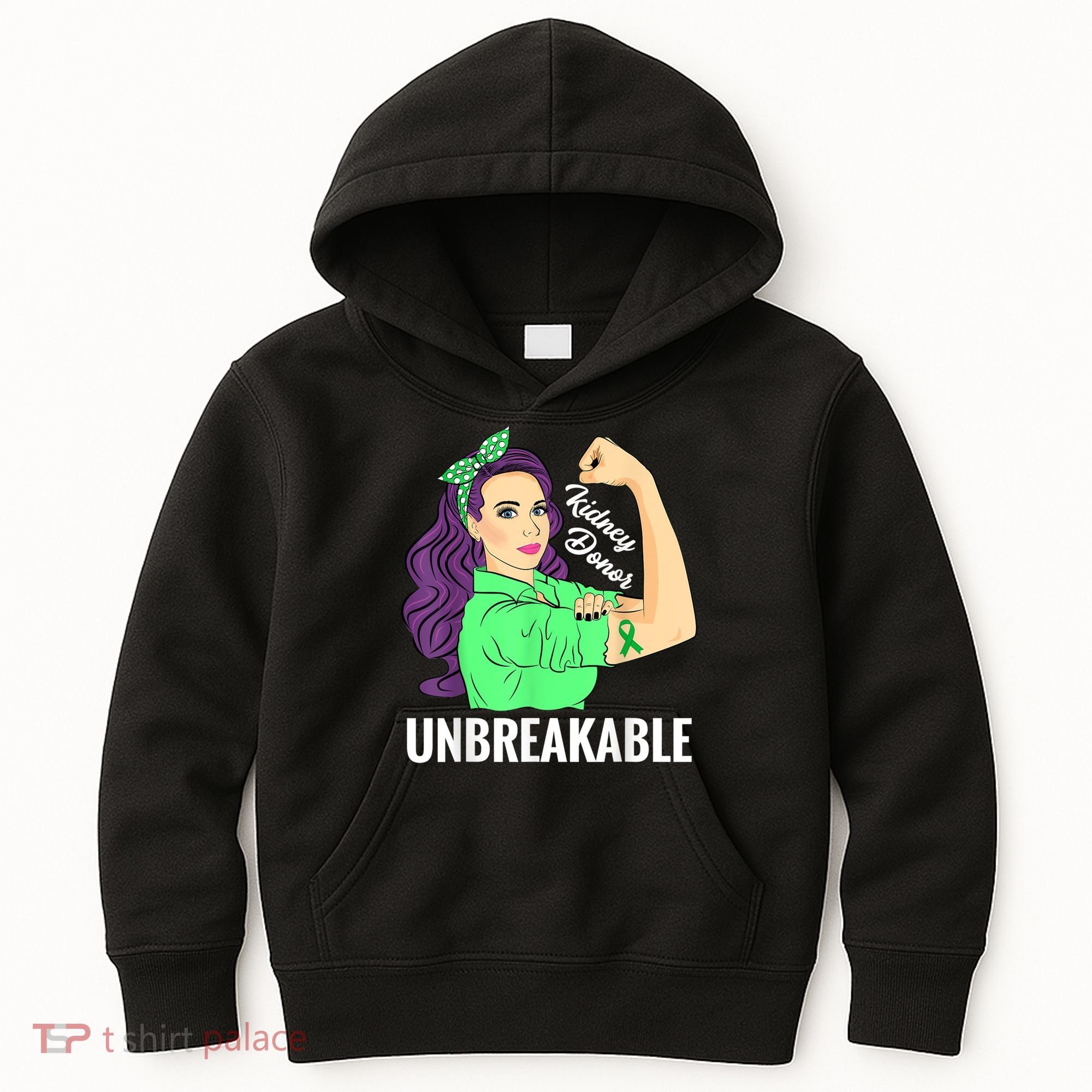 Kidney Donor Unbreakable Kidney Transplant Awareness Kids Hoodie