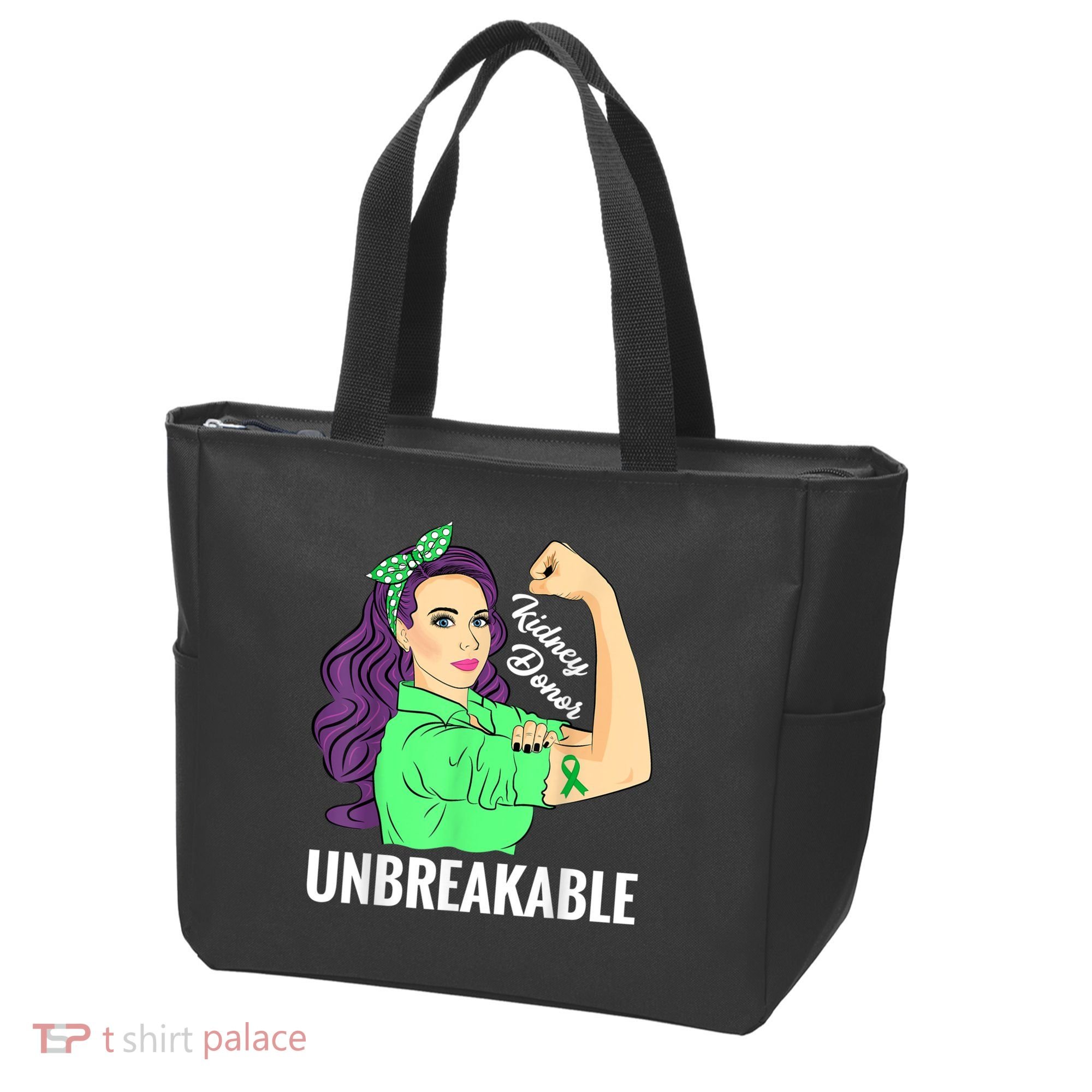 Kidney Donor Unbreakable Kidney Transplant Awareness Tote Bag
