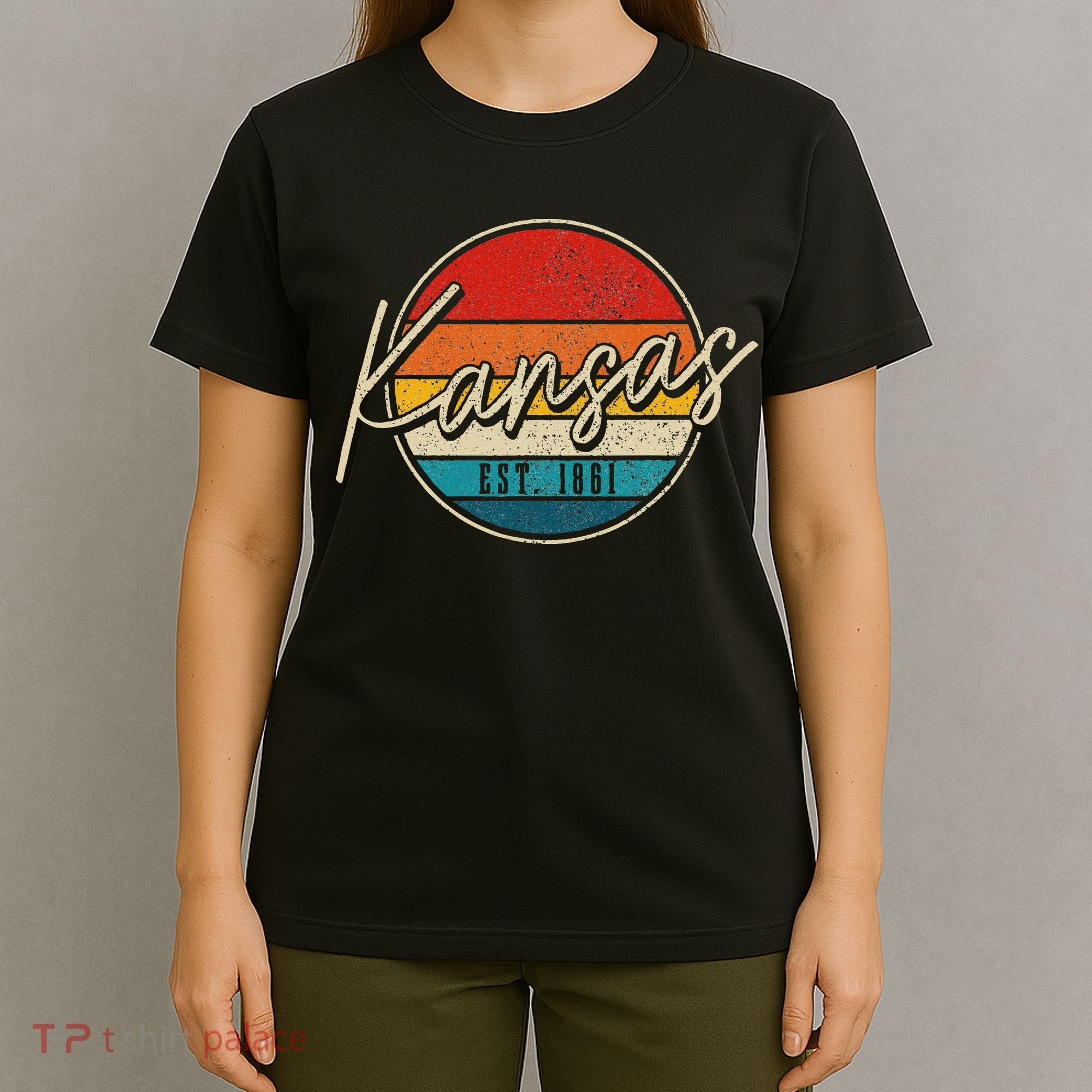 Kansas Est. 1861 Pride Vintage Kansas T-Shirt