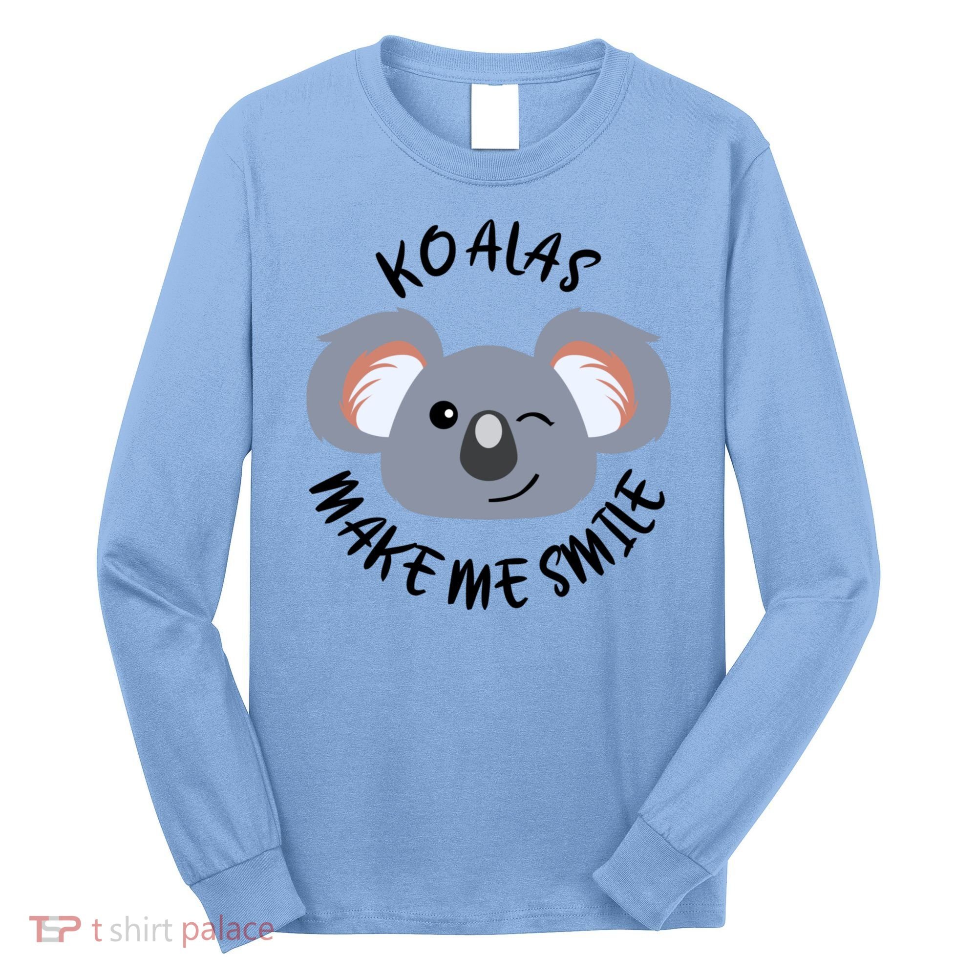 Koala Eating Eucalyptus Ironic Saying Bear Gift Long Sleeve Shirt