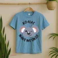 Koala Eating Eucalyptus Ironic Saying Bear Gift T-Shirt thumb 2