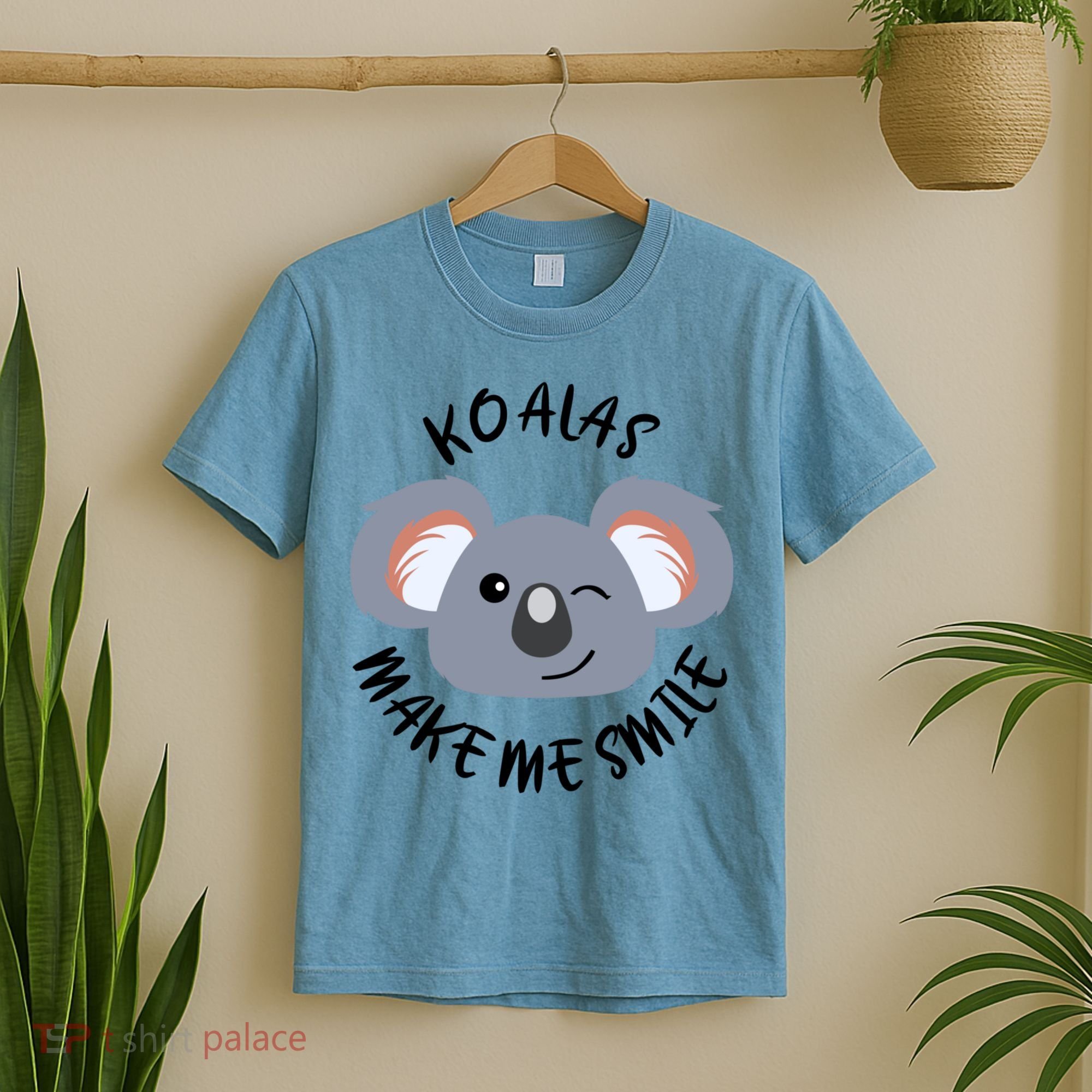 Koala Eating Eucalyptus Ironic Saying Bear Gift T-Shirt