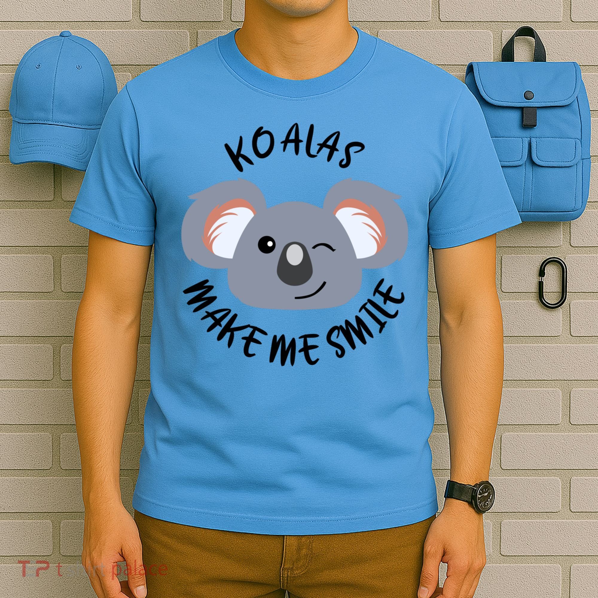 Koala Eating Eucalyptus Ironic Saying Bear Gift T-Shirt