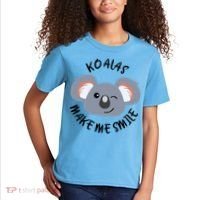 Koala Eating Eucalyptus Ironic Saying Bear Gift Kids T-Shirt thumb 2