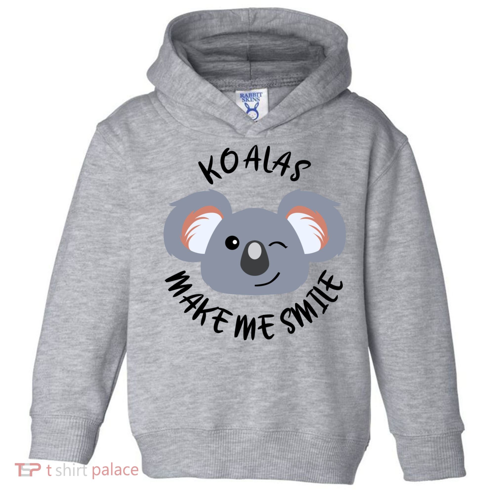 Koala Eating Eucalyptus Ironic Saying Bear Gift Toddler Hoodie