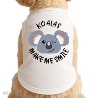 Koala Eating Eucalyptus Ironic Saying Bear Gift Doggie Tank thumb 0