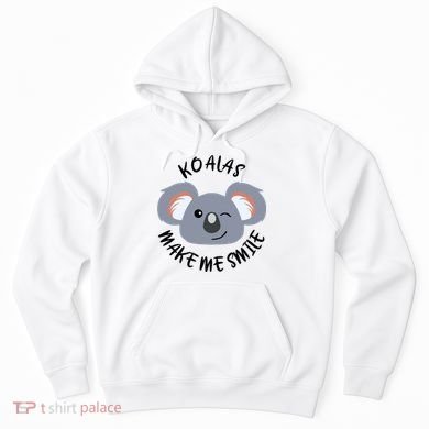 Koala Eating Eucalyptus Ironic Saying Bear Gift Hoodie