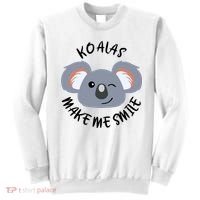 Koala Eating Eucalyptus Ironic Saying Bear Gift Sweatshirt thumb 0