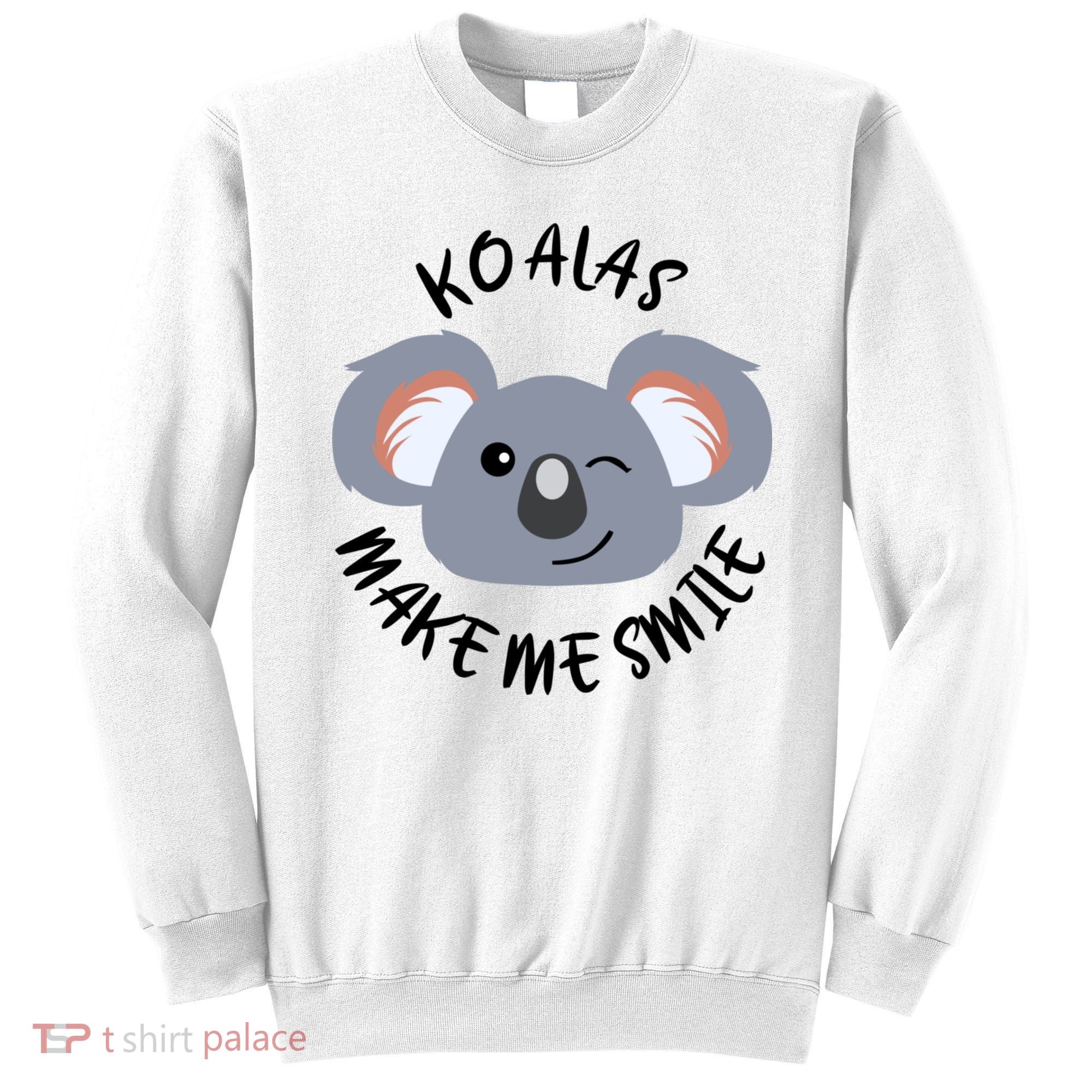 Koala Eating Eucalyptus Ironic Saying Bear Gift Sweatshirt