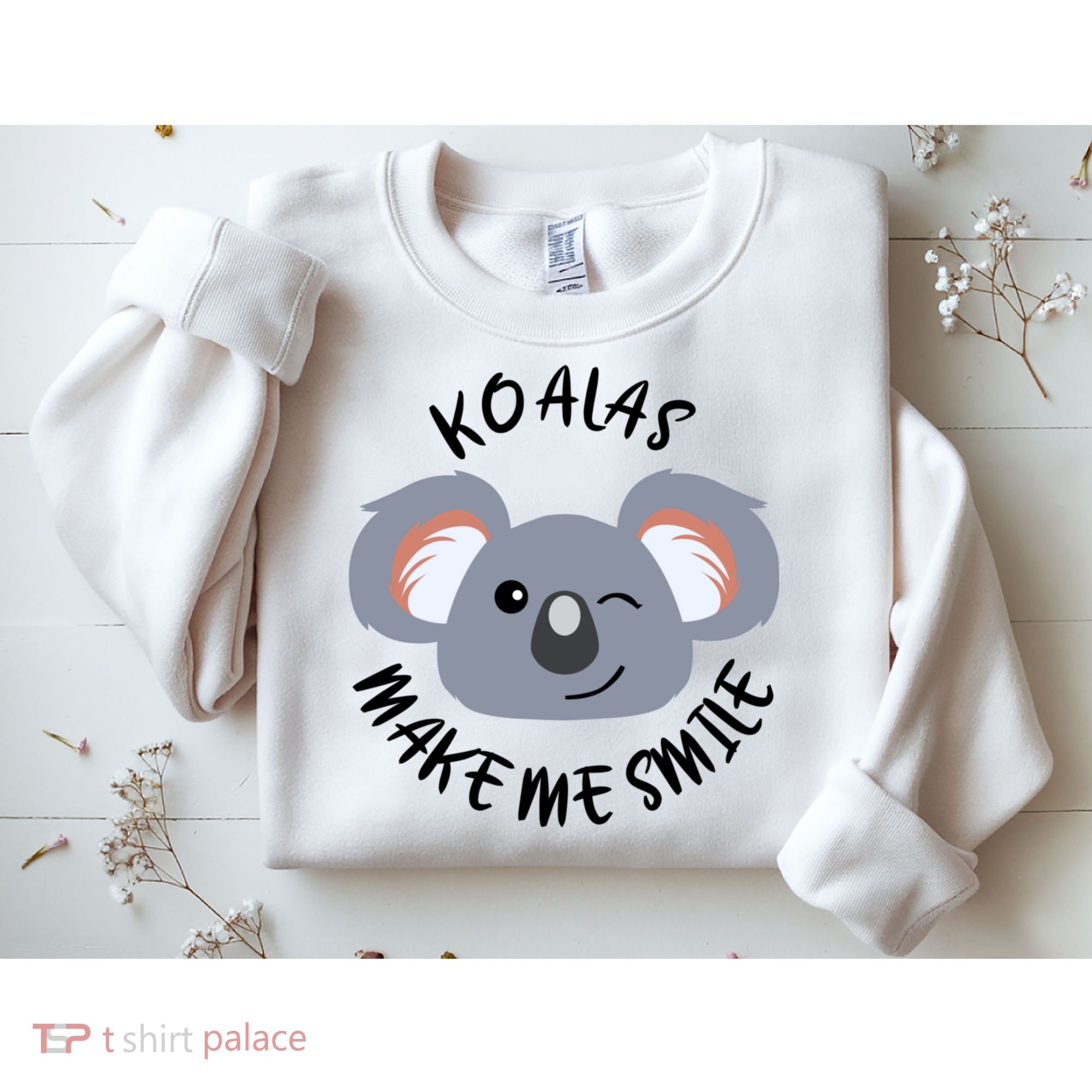 Koala Eating Eucalyptus Ironic Saying Bear Gift Sweatshirt