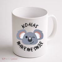 Koala Eating Eucalyptus Ironic Saying Bear Gift Coffee Mug thumb 1