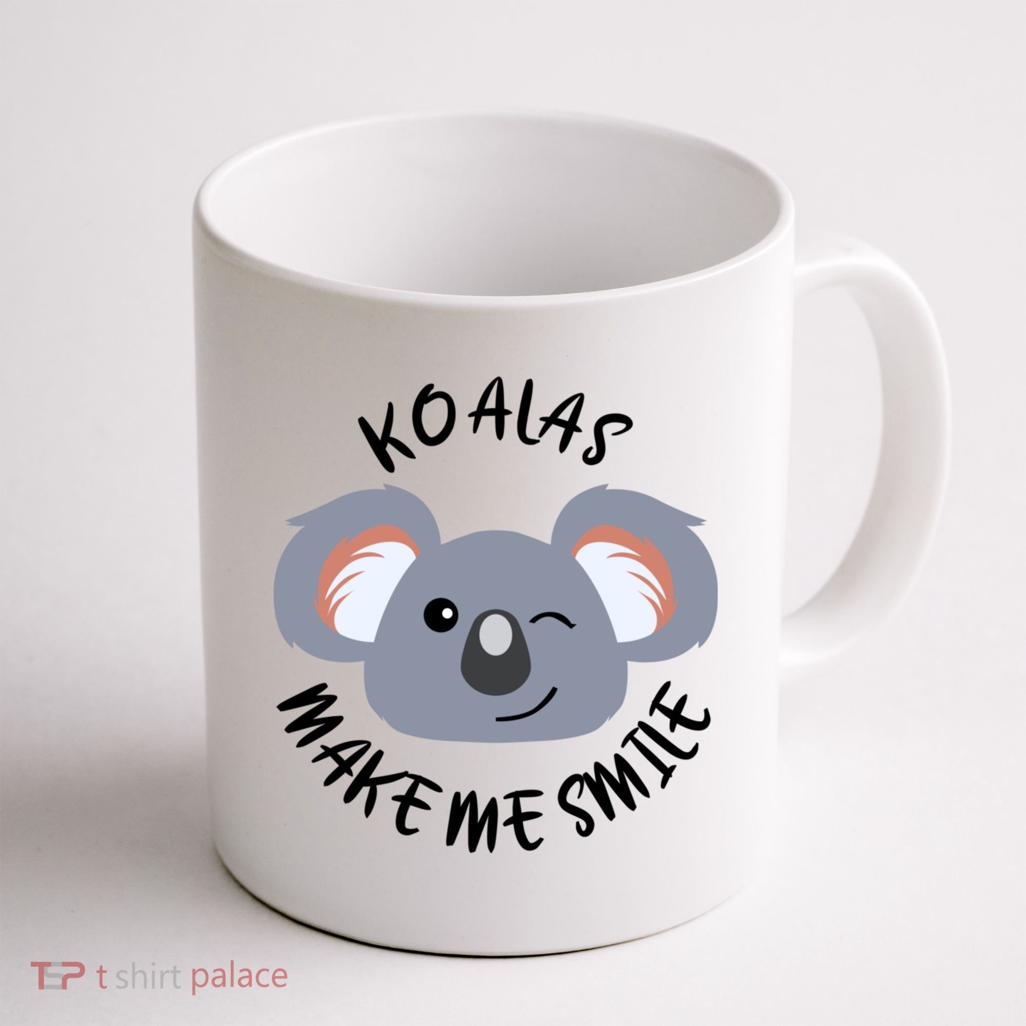 Koala Eating Eucalyptus Ironic Saying Bear Gift Coffee Mug