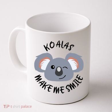 Koala Eating Eucalyptus Ironic Saying Bear Gift Coffee Mug