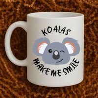 Koala Eating Eucalyptus Ironic Saying Bear Gift Coffee Mug thumb 2