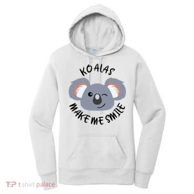 Koala Eating Eucalyptus Ironic Saying Bear Gift Women's Hoodie