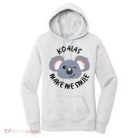 Koala Eating Eucalyptus Ironic Saying Bear Gift Women's Hoodie thumb 0