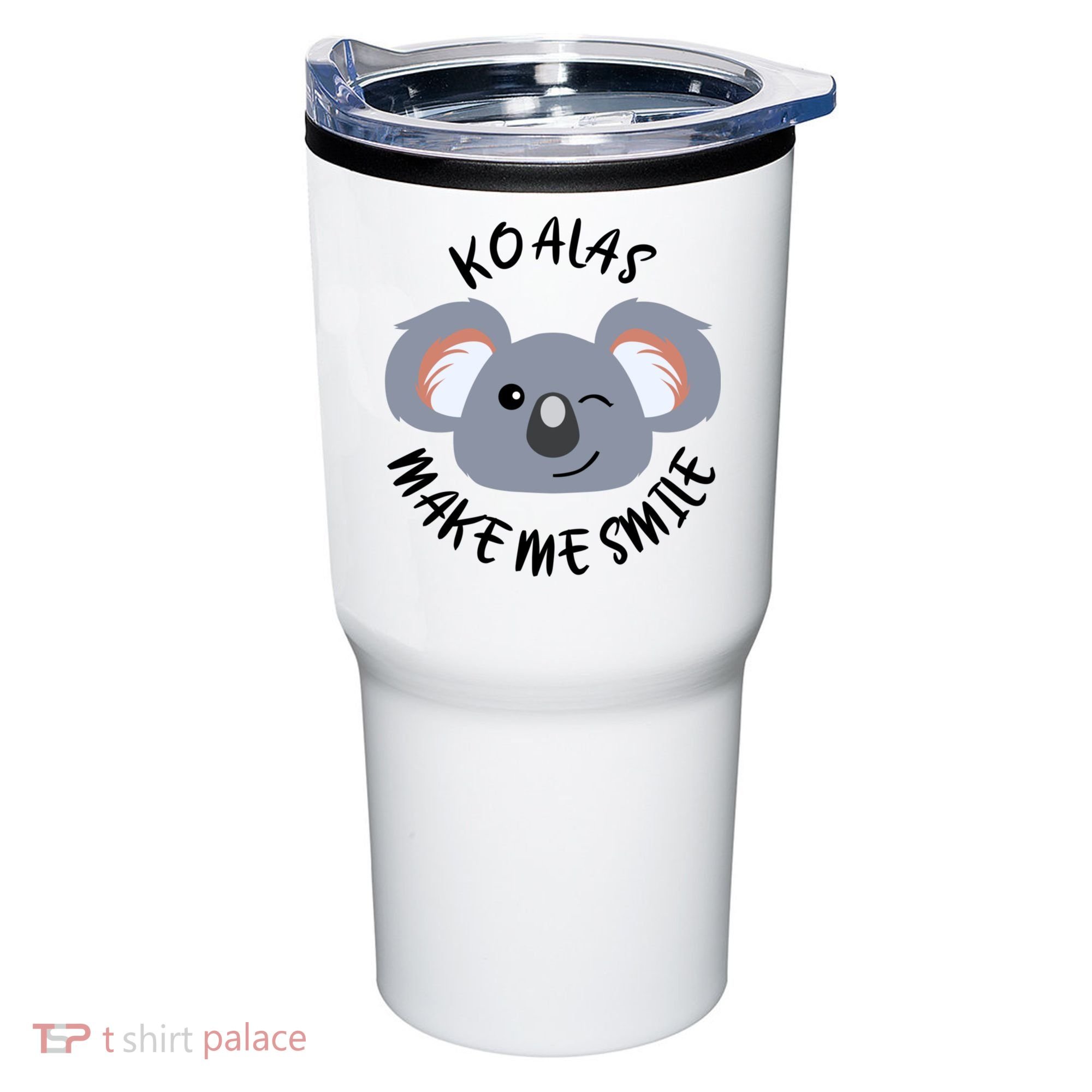 Koala Eating Eucalyptus Ironic Saying Bear Gift Tumbler