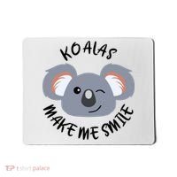 Koala Eating Eucalyptus Ironic Saying Bear Gift Mousepad thumb 0