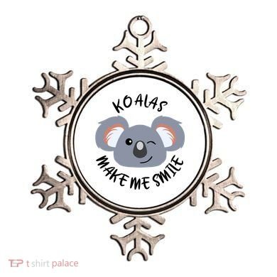 Koala Eating Eucalyptus Ironic Saying Bear Gift Ornament