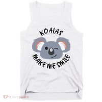 Koala Eating Eucalyptus Ironic Saying Bear Gift Tank Top thumb 0
