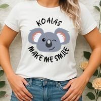 Koala Eating Eucalyptus Ironic Saying Bear Gift Women's T-Shirt thumb 2
