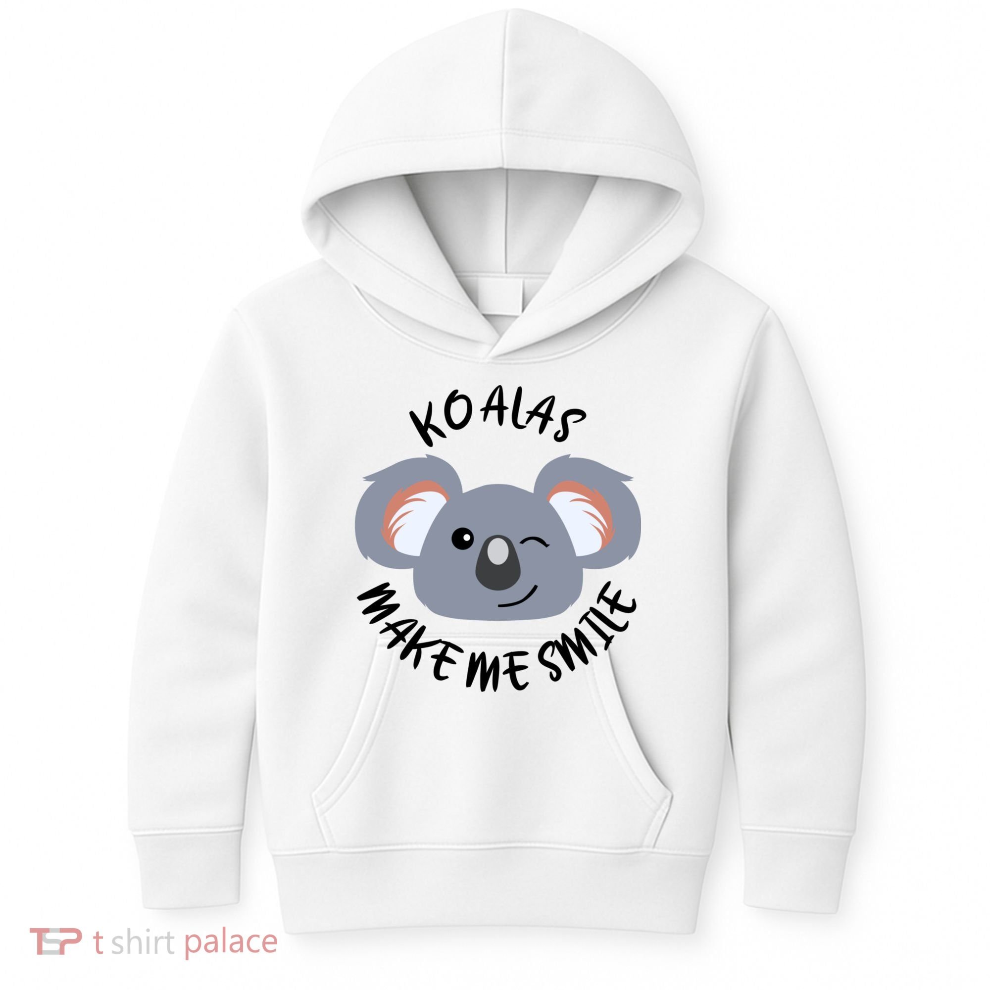 Koala Eating Eucalyptus Ironic Saying Bear Gift Kids Hoodie