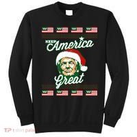 Keep America Great Ugly Christmas Sweater Sweatshirt thumb 0