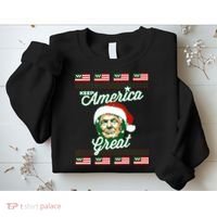 Keep America Great Ugly Christmas Sweater Sweatshirt thumb 2