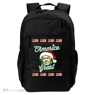 Keep America Great Ugly Christmas Sweater Backpack