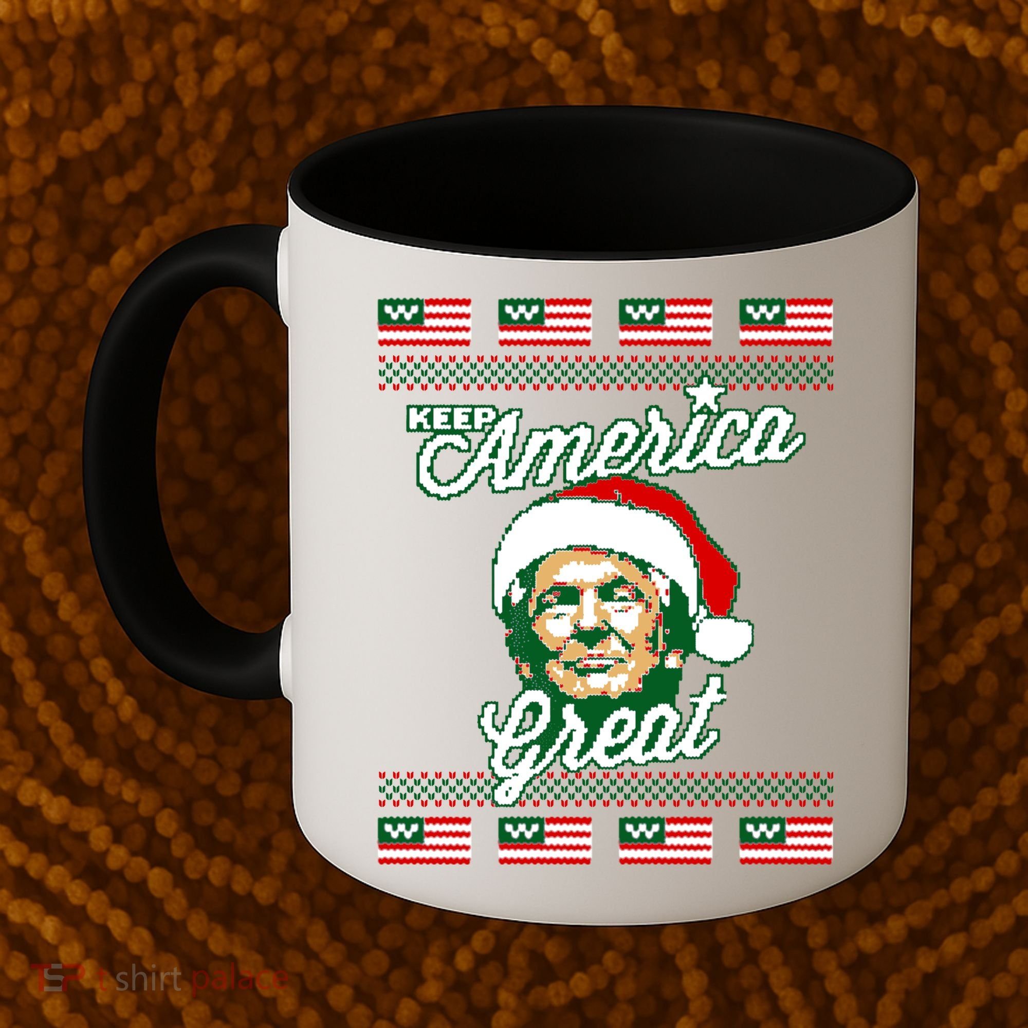 Keep America Great Ugly Christmas Sweater Coffee Mug