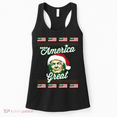 Keep America Great Ugly Christmas Sweater Women's Tank Top