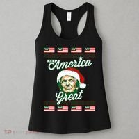 Keep America Great Ugly Christmas Sweater Women's Tank Top thumb 3