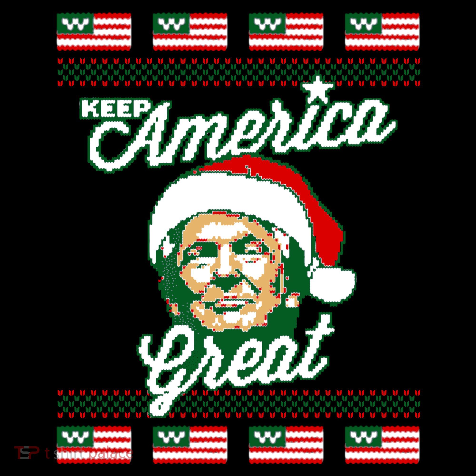 Keep America Great Ugly Christmas Sweater Tank Top