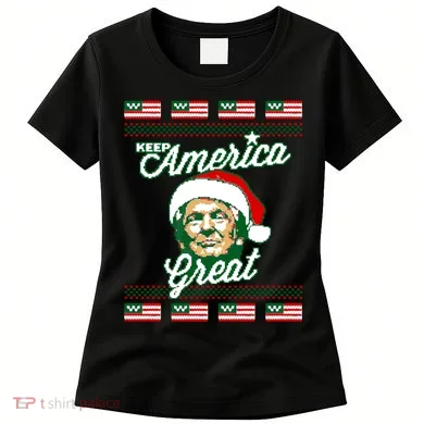 Keep America Great Ugly Christmas Sweater Women's T-Shirt