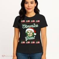 Keep America Great Ugly Christmas Sweater Women's T-Shirt thumb 4