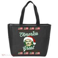 Keep America Great Ugly Christmas Sweater Tote Bag thumb 0