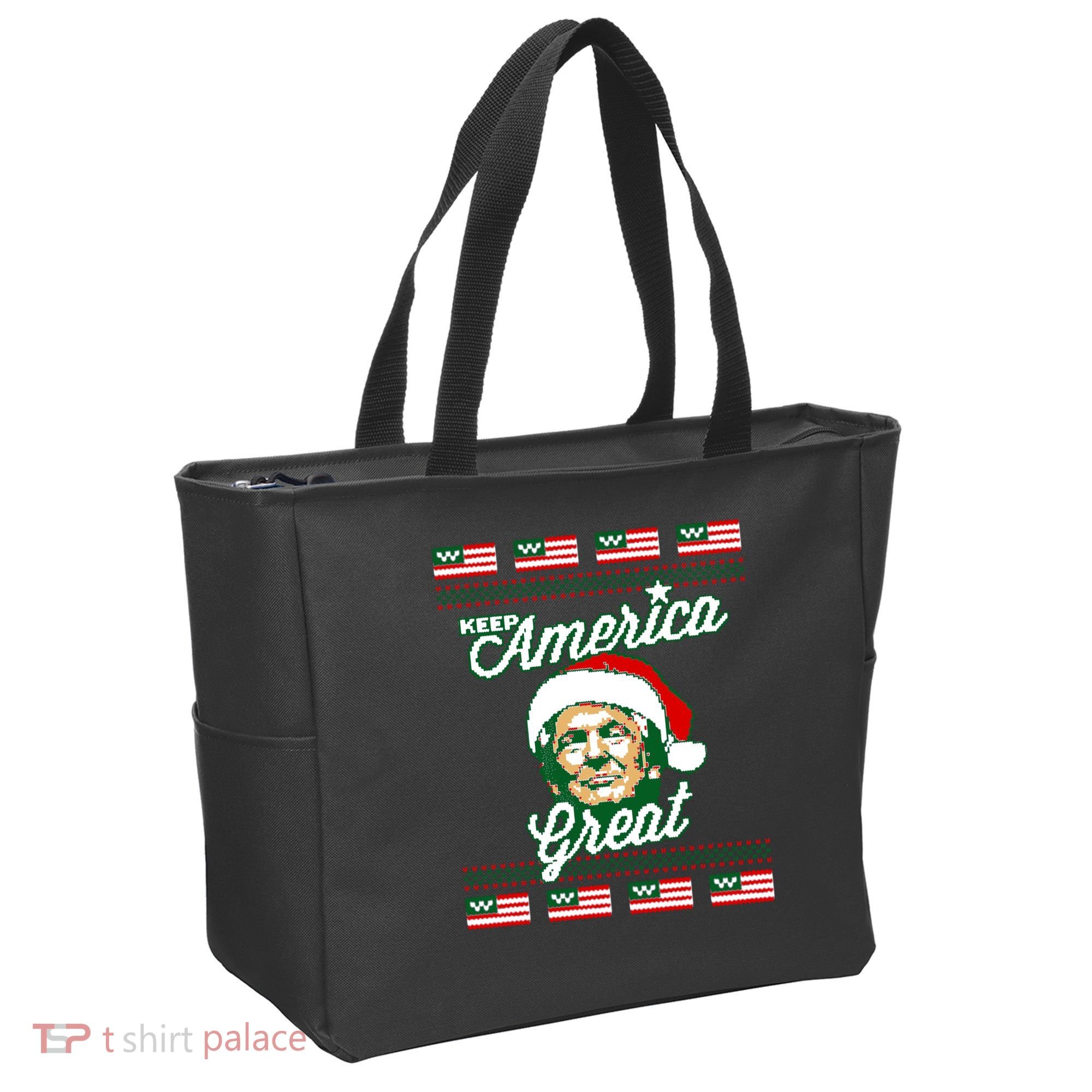 Keep America Great Ugly Christmas Sweater Tote Bag