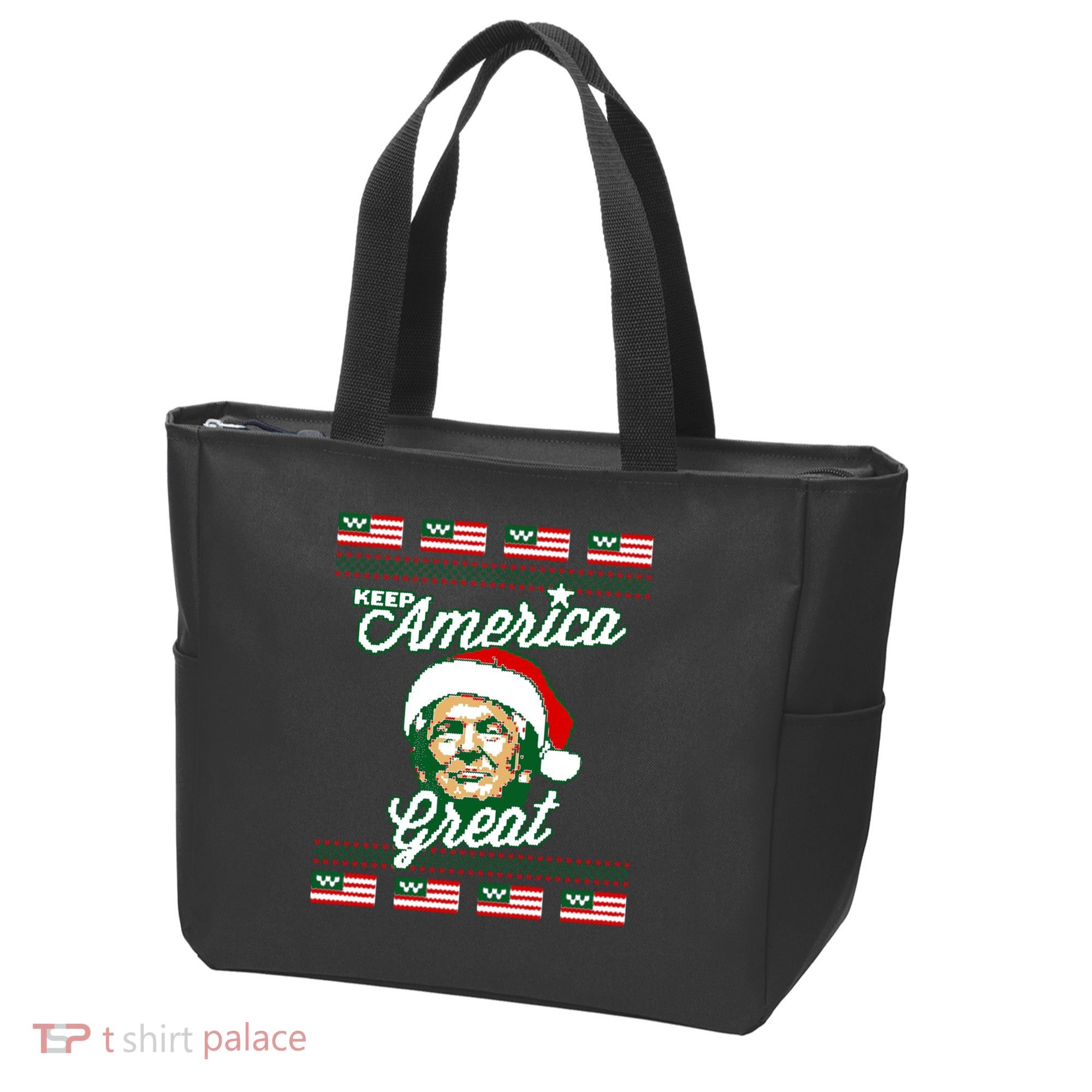 Keep America Great Ugly Christmas Sweater Tote Bag
