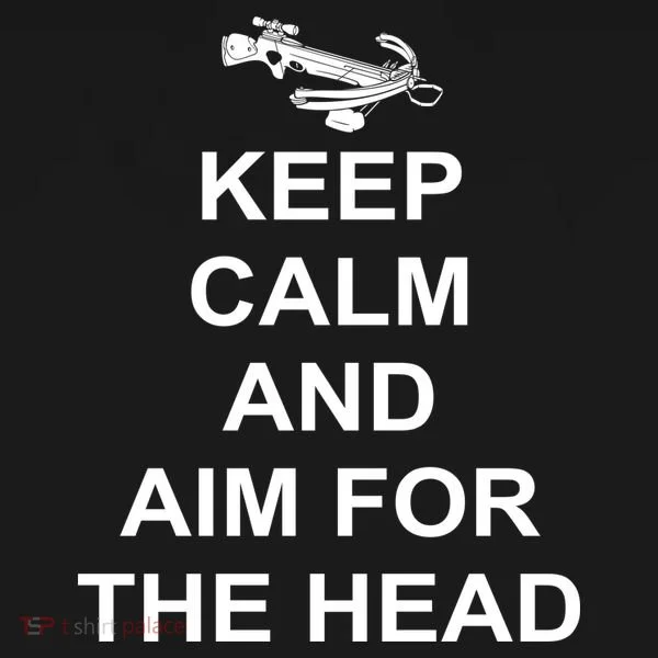 Keep Calm and Aim For The Head Doggie Tank