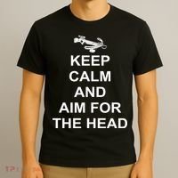 Keep Calm and Aim For The Head T-Shirt thumb 3