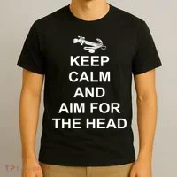 Keep Calm and Aim For The Head T-Shirt thumb 3