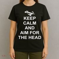 Keep Calm and Aim For The Head T-Shirt thumb 4