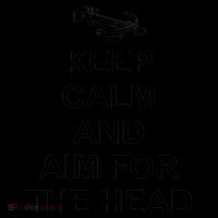 Keep Calm and Aim For The Head Coffee Mug thumb 5