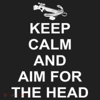 Keep Calm and Aim For The Head Beanie thumb 2